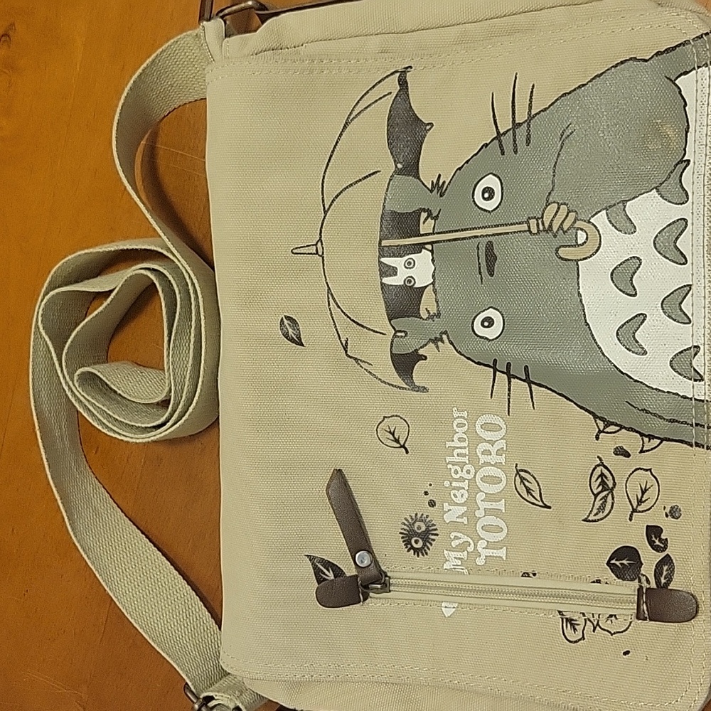 My Neighbor Totoro Canvas Crossbody Messenger Bag